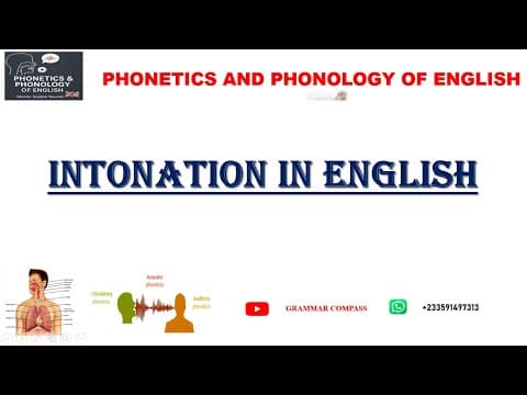 LESSON 19| INTONATION IN ENGLISH